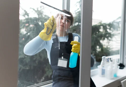 Nettoyage de vitres intérieures et extérieures à Brochon